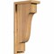 Ekena Millwork Newport Smooth Corbel w/Backplate, Western Red Cedar, 5 1/2"W x 10"D x 22"H COR06X10X22NEW01SWR - alternate 1